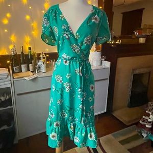 Unique Vintage Smack Parlour floral dress